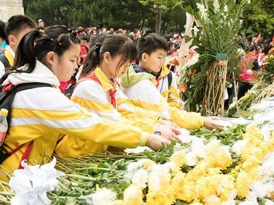 祭奠烈士的寄语